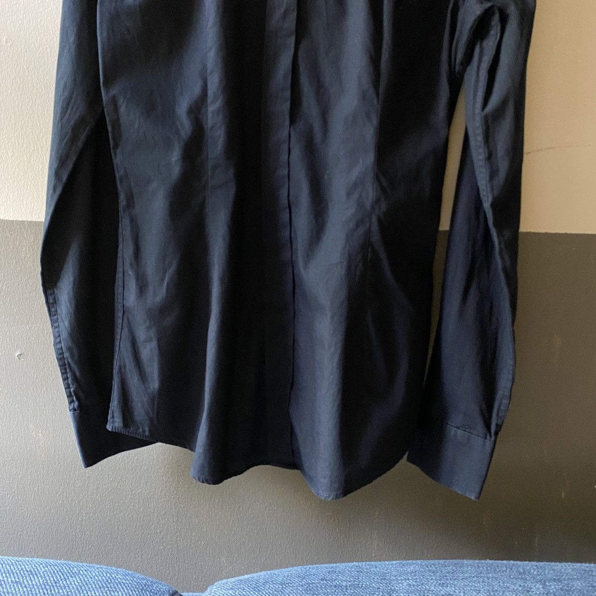 Dolce & Gabbana DOLCE & GABBANA Black Fitted Shirt Size S / US 4 / IT 40 - 11 Thumbnail