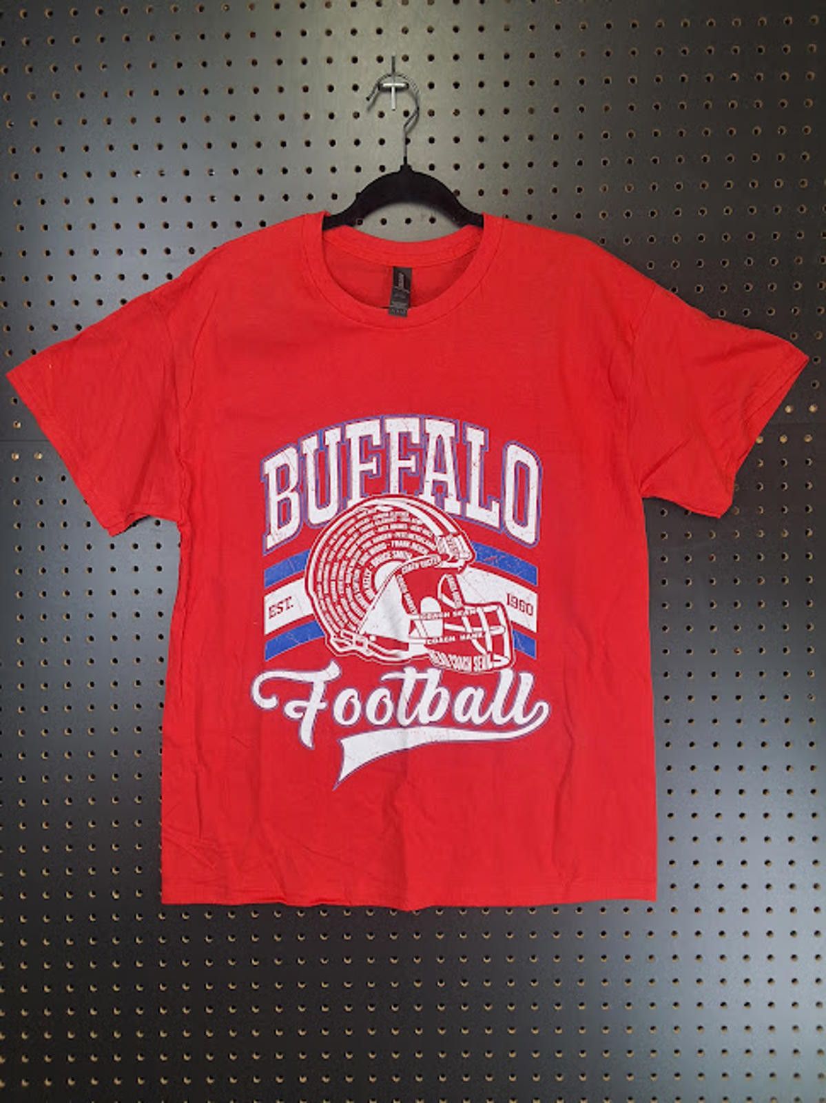 Gildan Bold Buffalo Football Tee - Show Your Team Spirit! Size US L / EU 52-54 / 3 - 1 Thumbnail