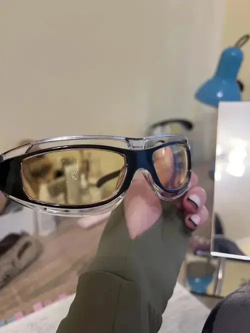 Designer Yellow Lense Cateye Glasses Punk Style Sunglasses Size ONE SIZE - 4 Thumbnail