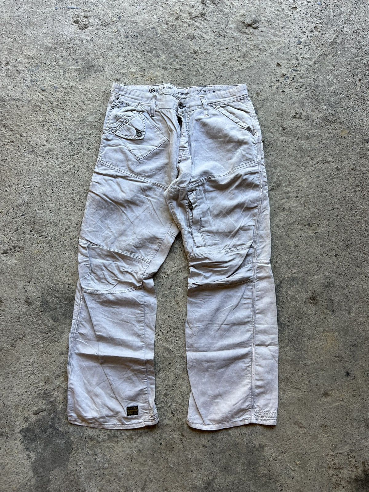 Vintage 🔥 Vintage Balenciaga Style G-Star Bondage Cargo Pants 90s Size US 34 / EU 50 - 5 Thumbnail