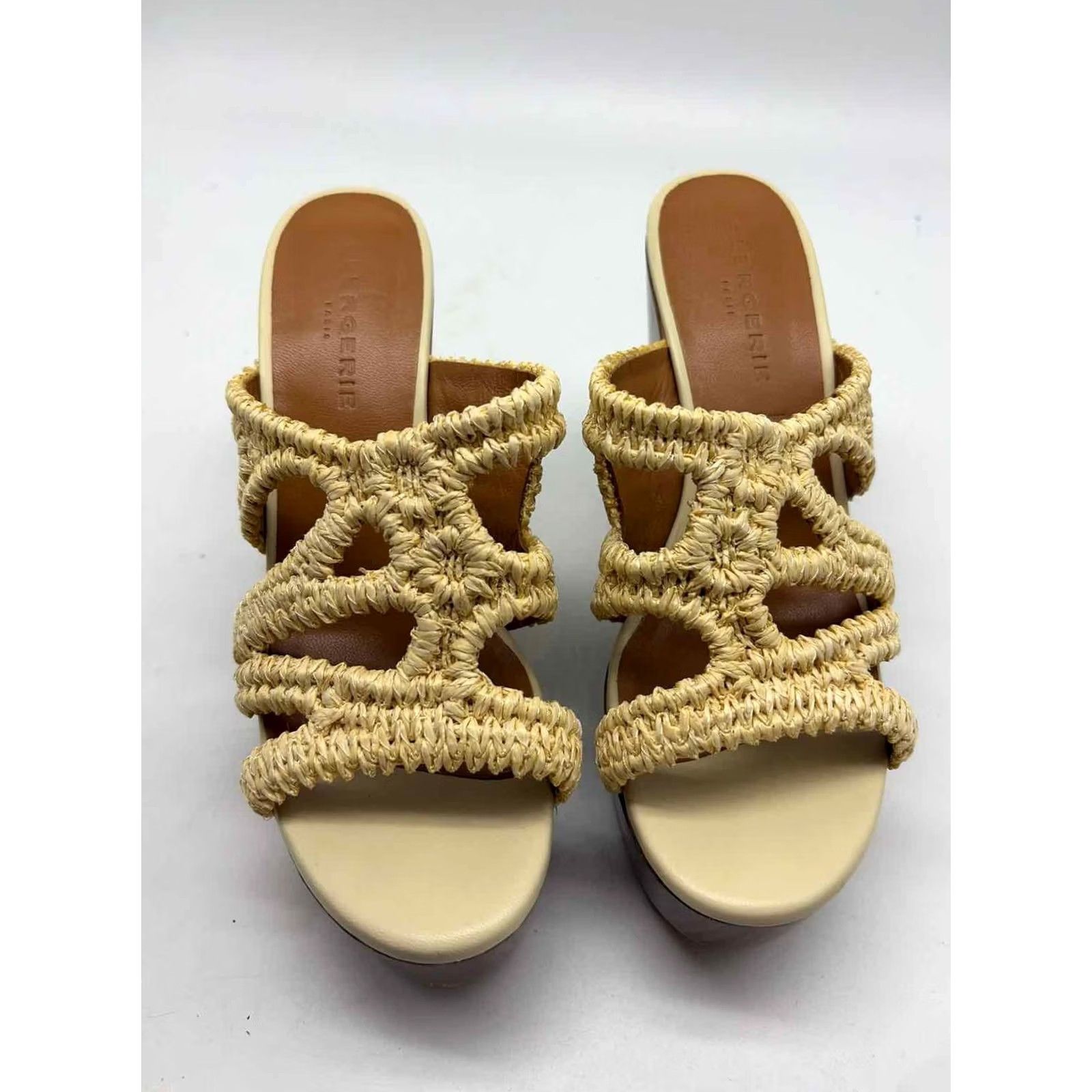 Vintage Robert Clergerie Ivory Size 37 Wedge Heels Size US 7 / IT 37 - 5 Thumbnail