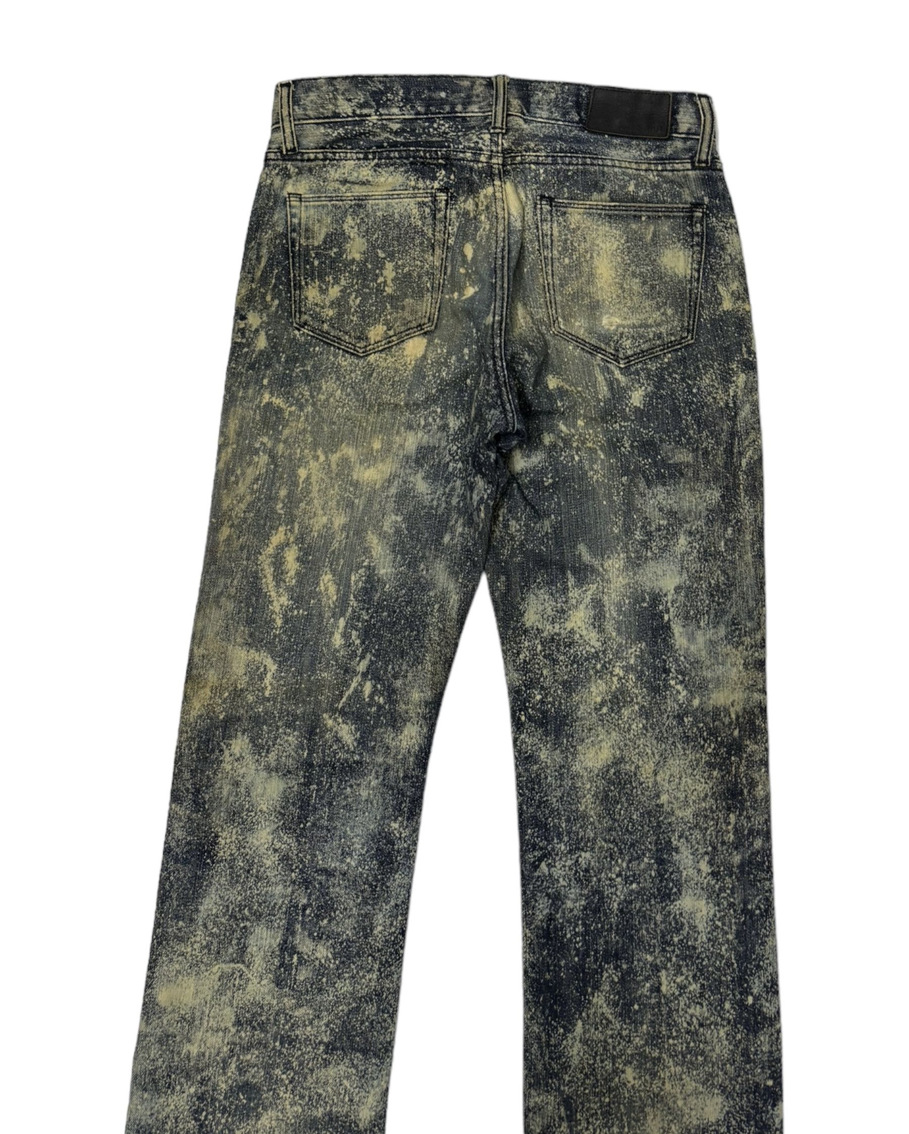 If Six Was Nine RARE🔥ACID WASH SPLASH UNIQLO JAPAN DISTRESSED DENIM JEANS Size US 30 / EU 46 - 6 Thumbnail