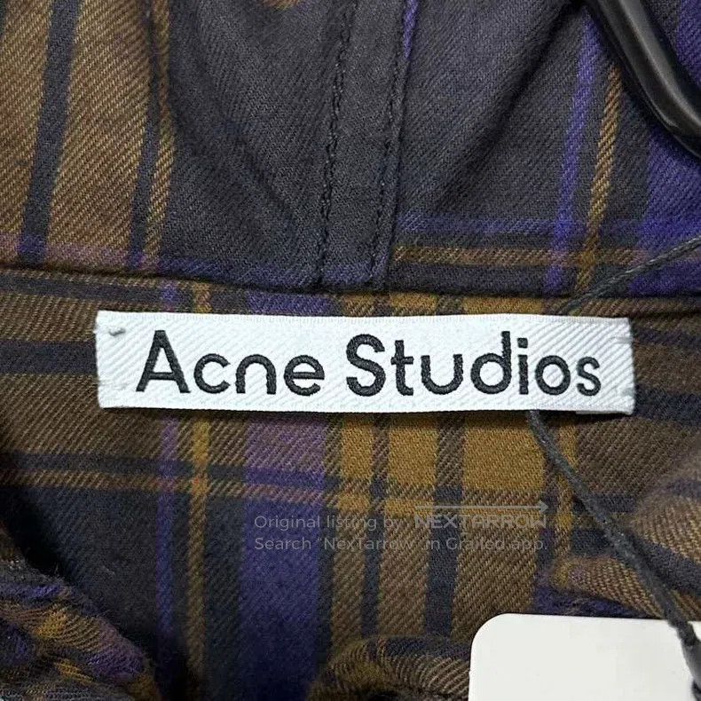 Acne Studios Acne Studios 24FW Patchwork Fake Two-Piece Gradient Plaid Size US XS / EU 42 / 0 - 4 Thumbnail