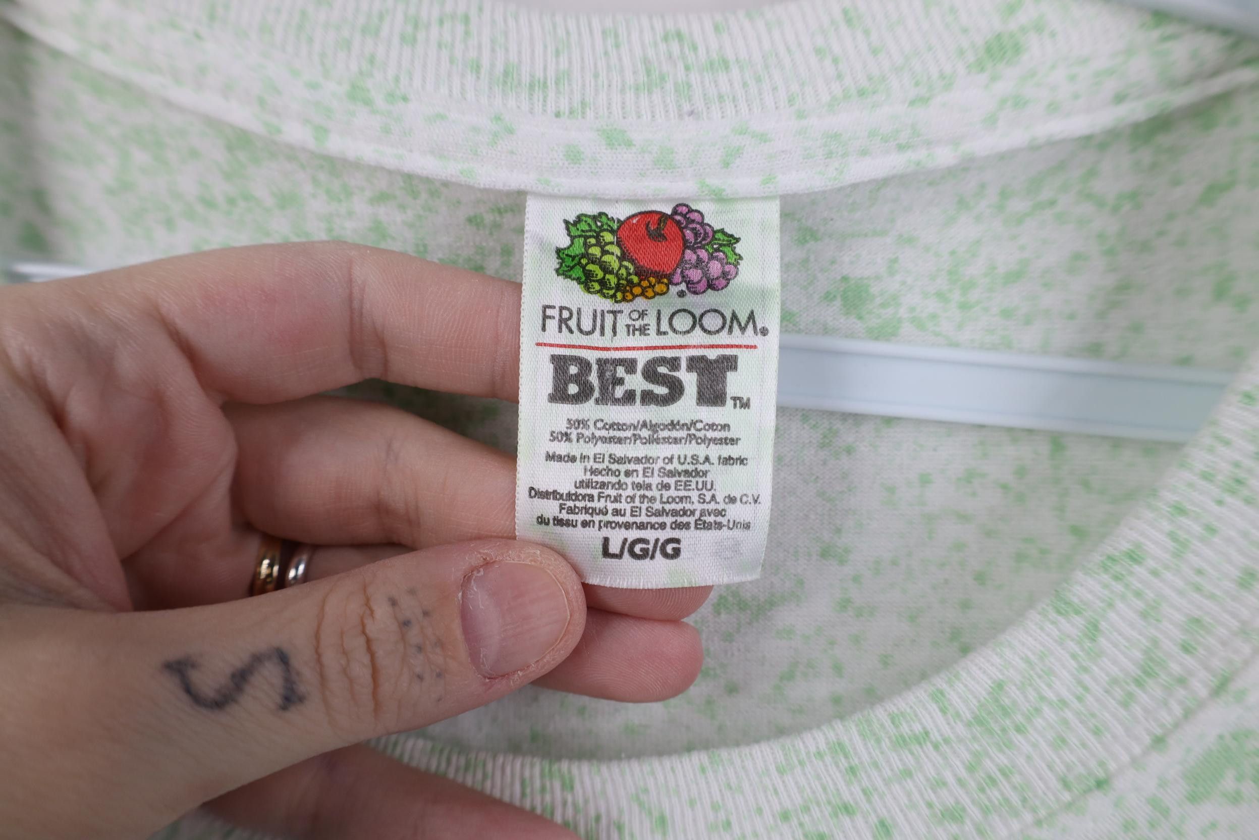 Vintage Vintage 90s Y2K Streetwear Hummingbird Flower T-Shirt Size L / US 10 / IT 46 - 8 Thumbnail