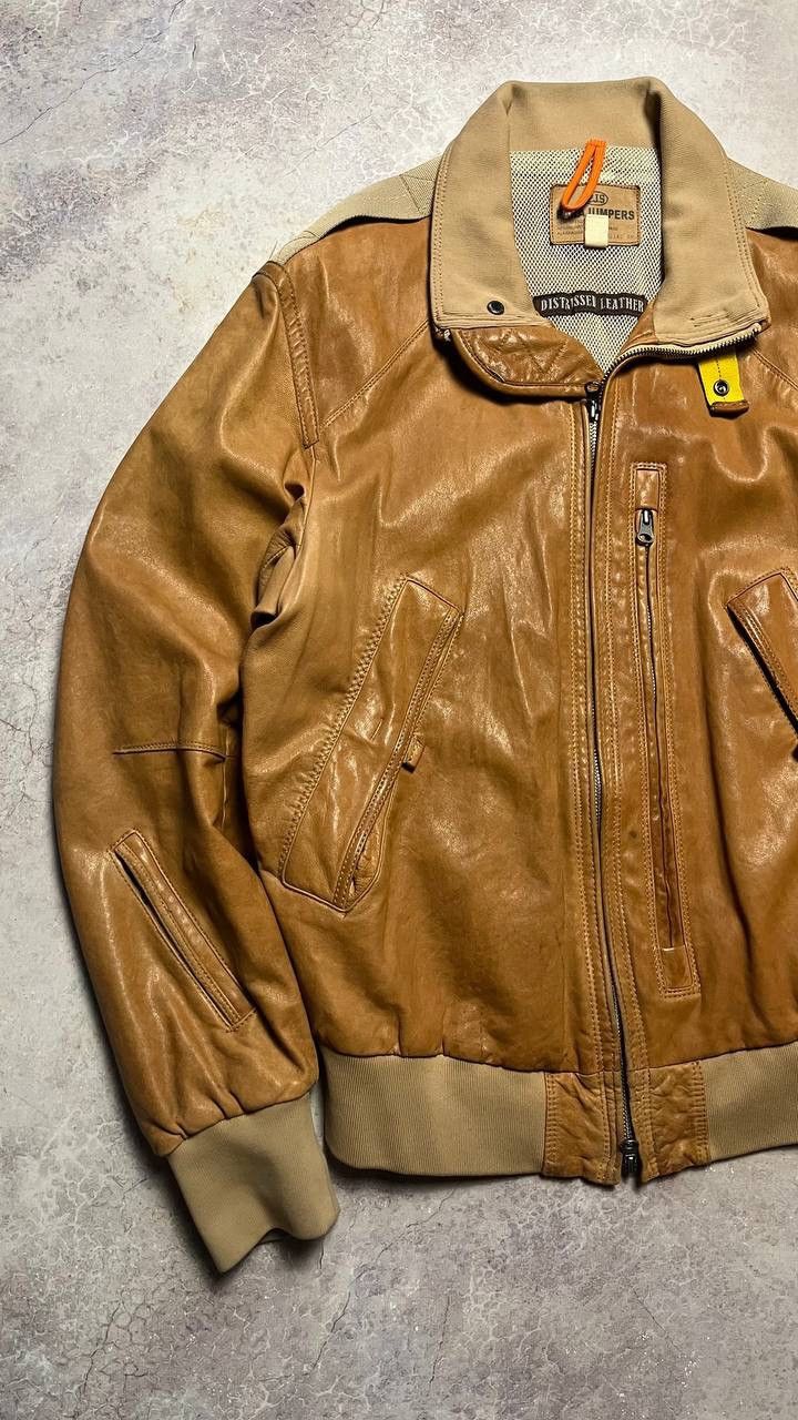 Parajumpers Parajumpers Leather Jacket Designer Premium Italian Aviator Size US XL / EU 56 / 4 - 3 Thumbnail