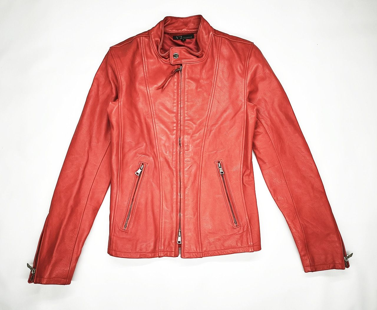 Y'2 Leather Y'2 LEATHER red riding women full leather jacket Size US XS / EU 42 / 0 - 1 Thumbnail