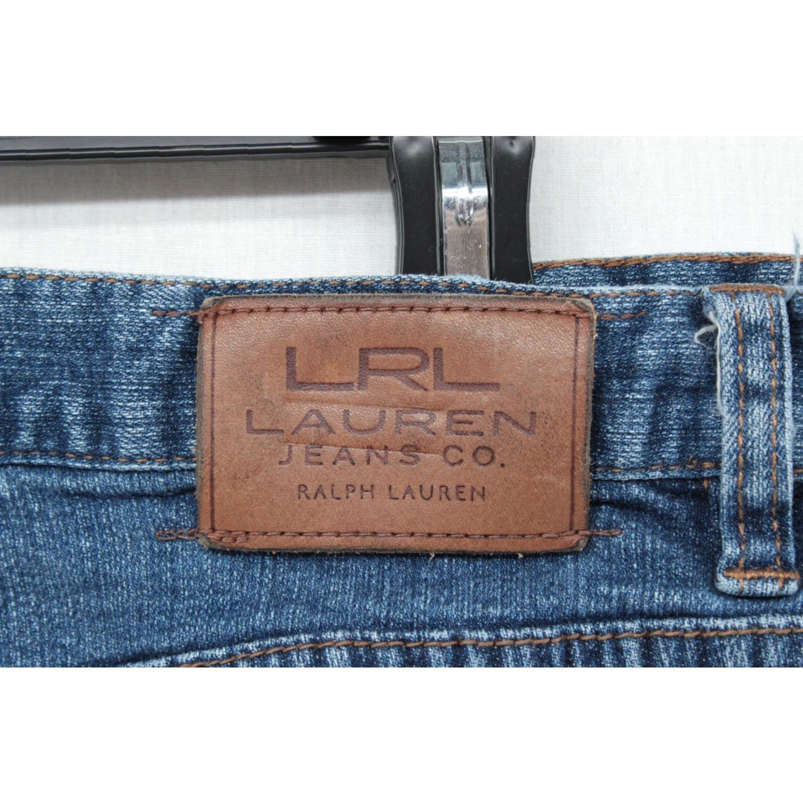Ralph Lauren VINTAGE Ralph Lauren Jeans Women 16W Denim Boot Cut Blues 90s Boho Preppy City Mom Jeans Women (XXL not present) Size 38" / US 16 / IT 52 - 6 Thumbnail