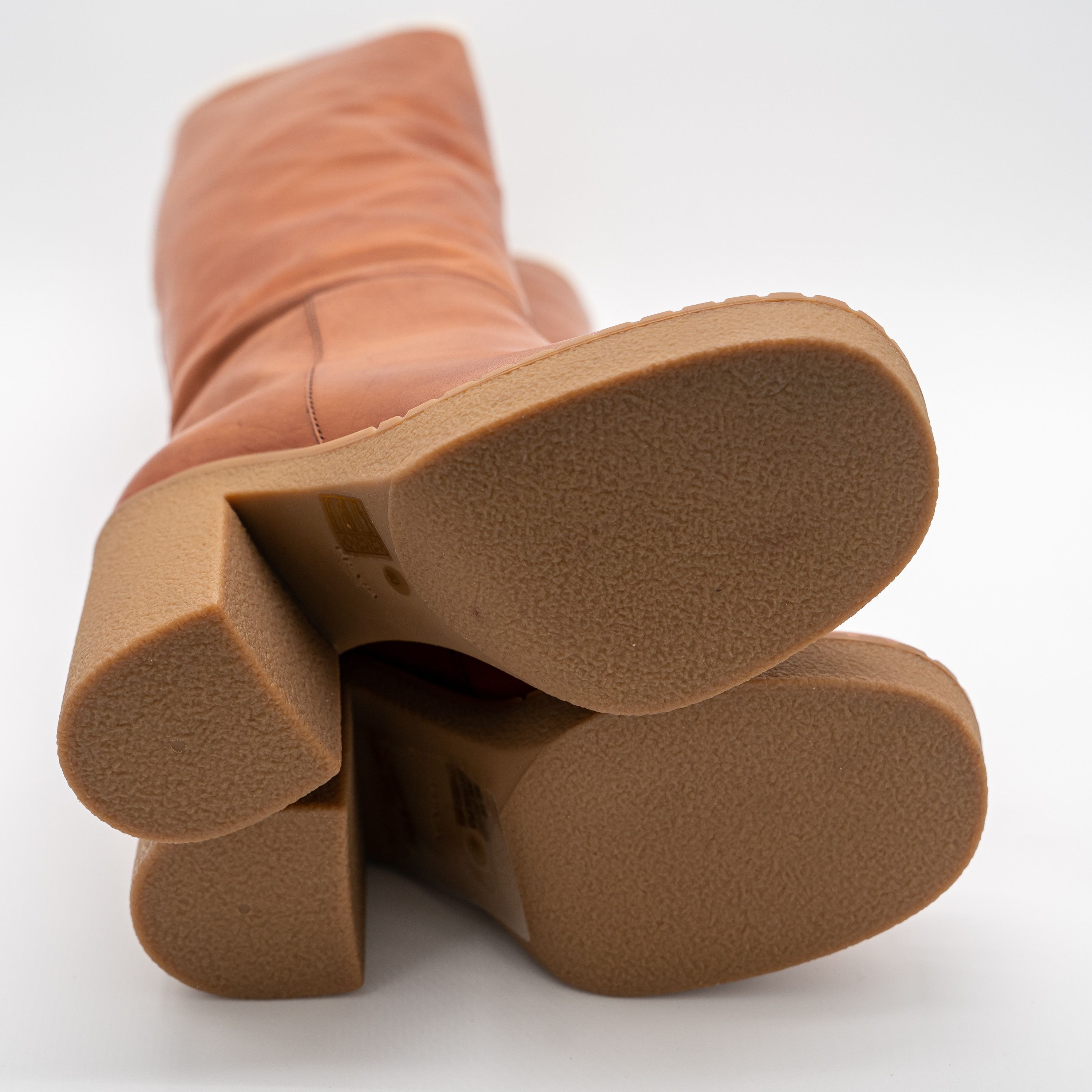Prada 40eu 10 US Prada Cognac Shearling Fur Block Heel Boots Brown Size US 10 / IT 40 - 5 Thumbnail