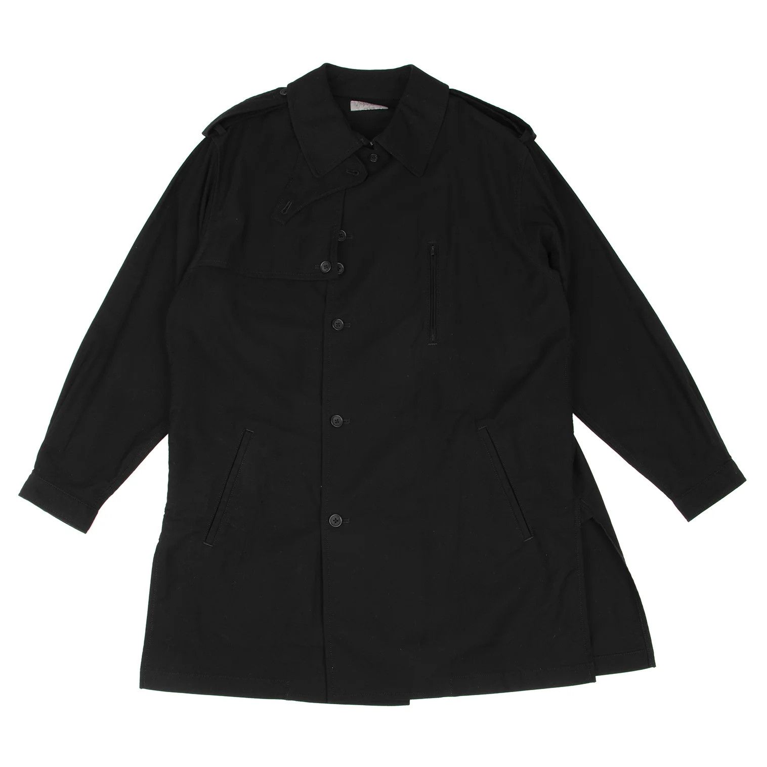Yohji Yamamoto Yohji Yamamoto Cotton Twill Trench Blouson Size US S / EU 44-46 / 1 - 1 Thumbnail