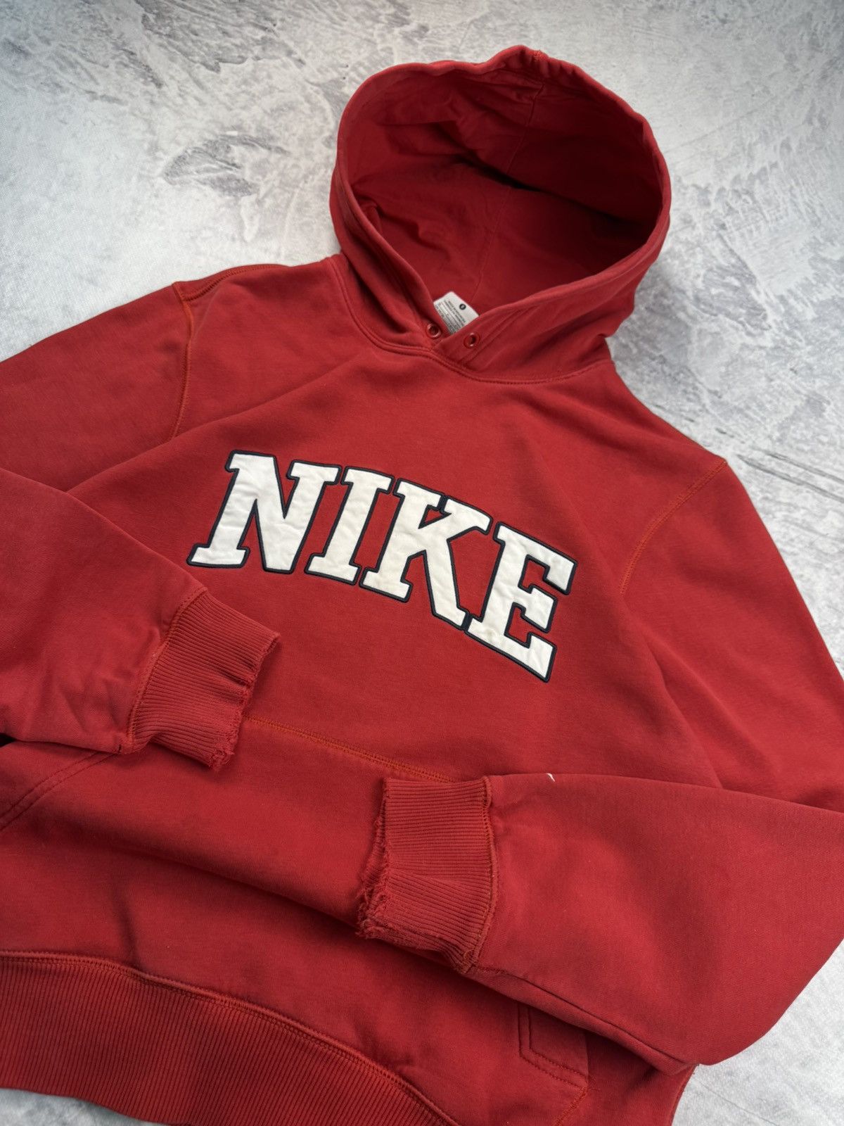 Nike × Vintage NIKE VINTAGE CENTER LOGO OVERSIZE BOXY HOODIE Size US S / EU 44-46 / 1 - 4 Thumbnail