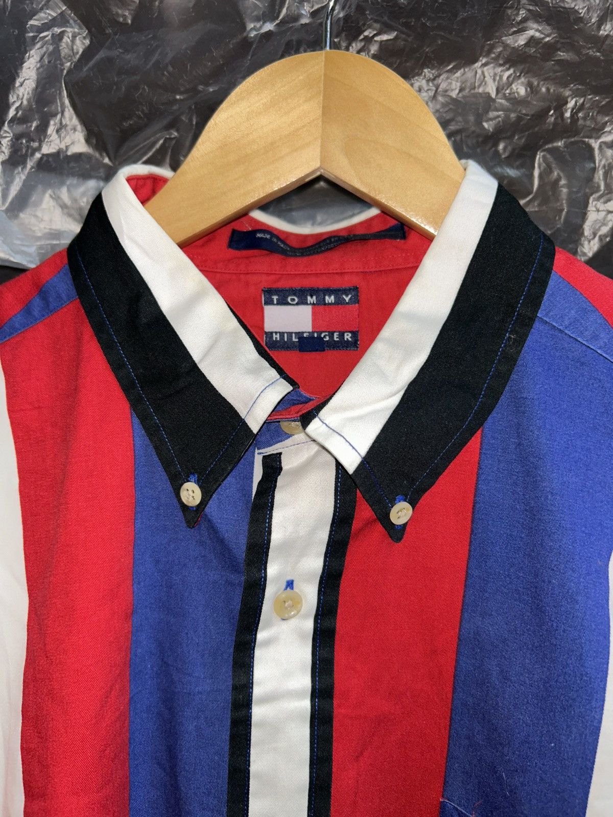 Tommy Hilfiger Striped Multicolor Button Up Longsleeve Shirt Size US L / EU 52-54 / 3 - 12 Thumbnail