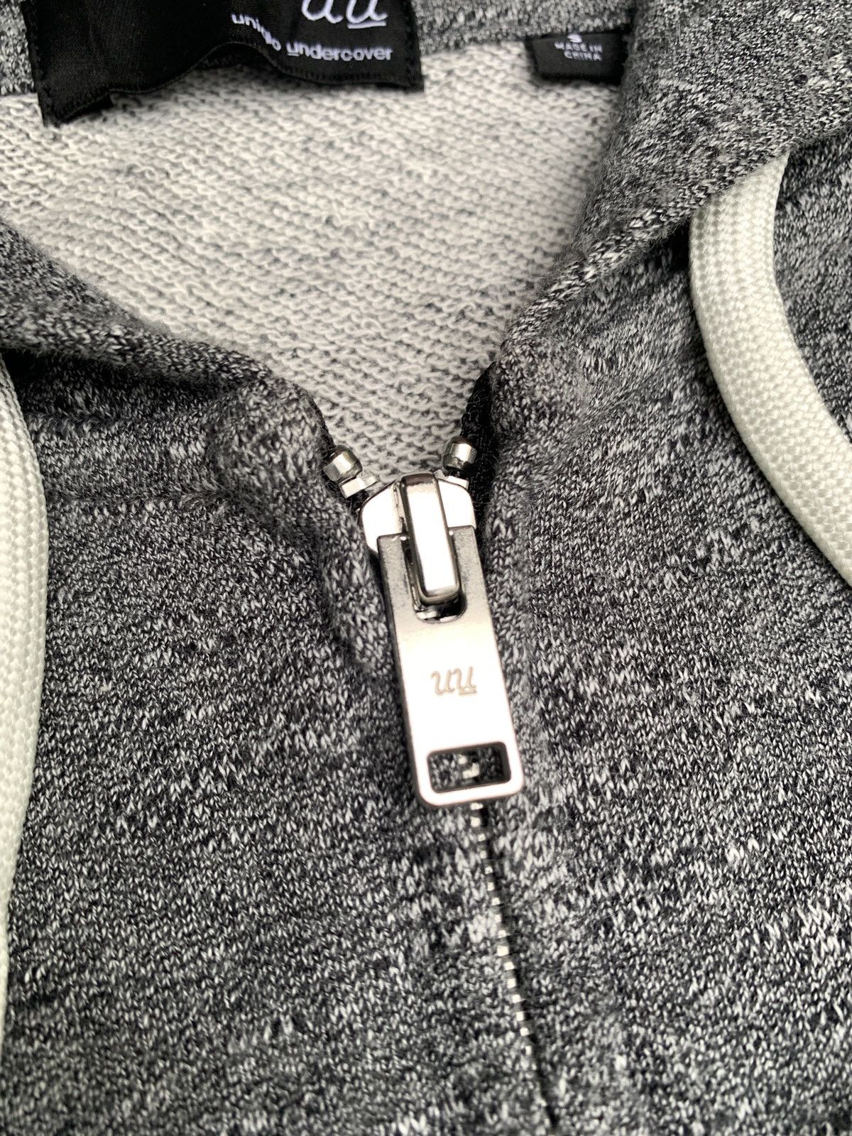 Jun Takahashi × Undercover × Uniqlo Uniqlo Undercover Grey Double Pocket Heavy Zip up Hoodie Size S / US 4 / IT 40 - 4 Thumbnail