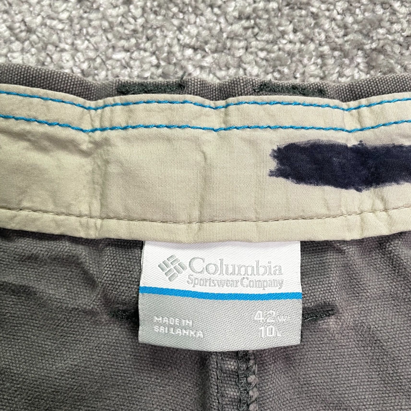 Vintage Columbia Shorts Mens 42W 10L Dark Brown Flat Front Cotton Casual Outdoor Mens Size US 42 / EU 58 - 5 Thumbnail