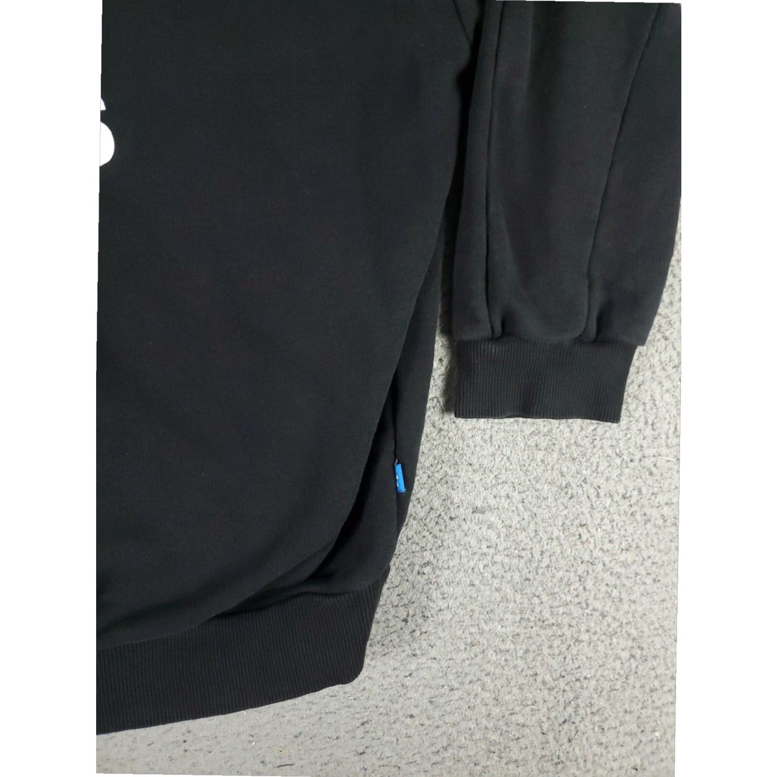 Adidas Adidas Sweater Women's Large Black Crew Neck Pullover Cotton Blend Long Sleeve Size L / US 10 / IT 46 - 4 Thumbnail