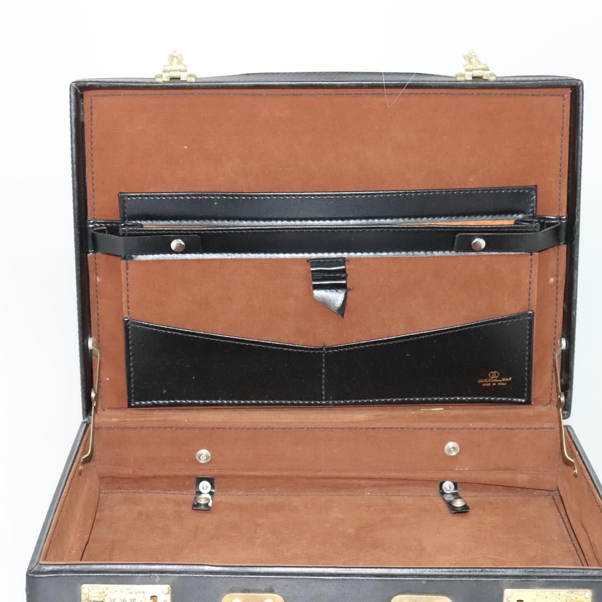 Gucci GUCCI Web Sherry Line Attache Case Hand Bag Leather Red Size ONE SIZE - 19 Thumbnail