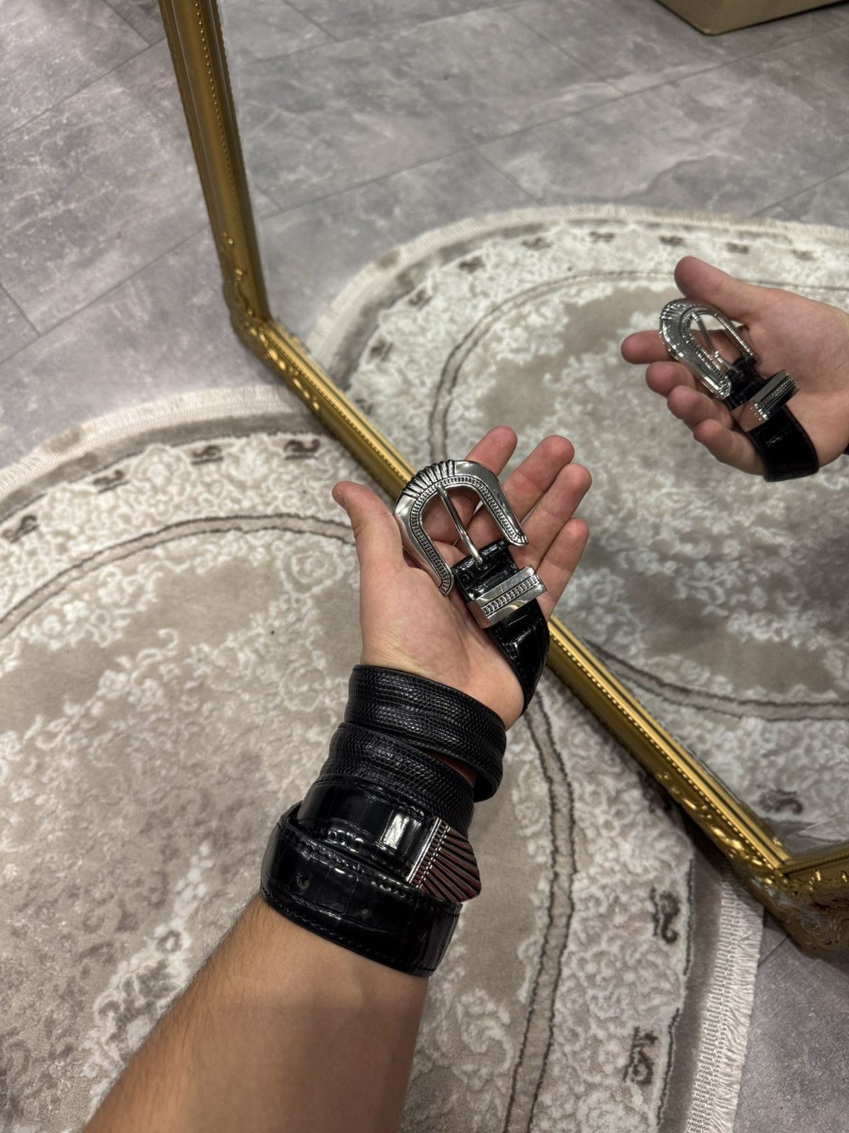 If Six Was Nine VTG Number Nine Y2K JAPANESE BELT GOTH PUNK RAVE KANYE STYLE Size ONE SIZE - 1 Thumbnail