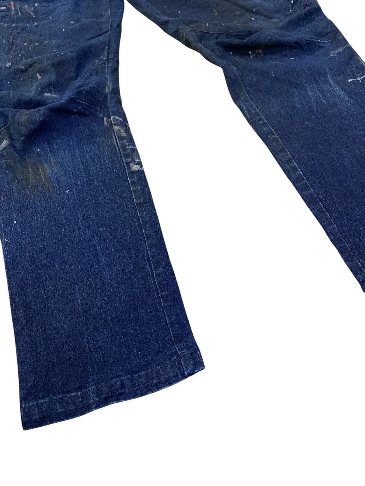 If Six Was Nine × Japanese Brand FieldCore Paint Splatter Cargo Jeans Size US 34 / EU 50 - 7 Thumbnail