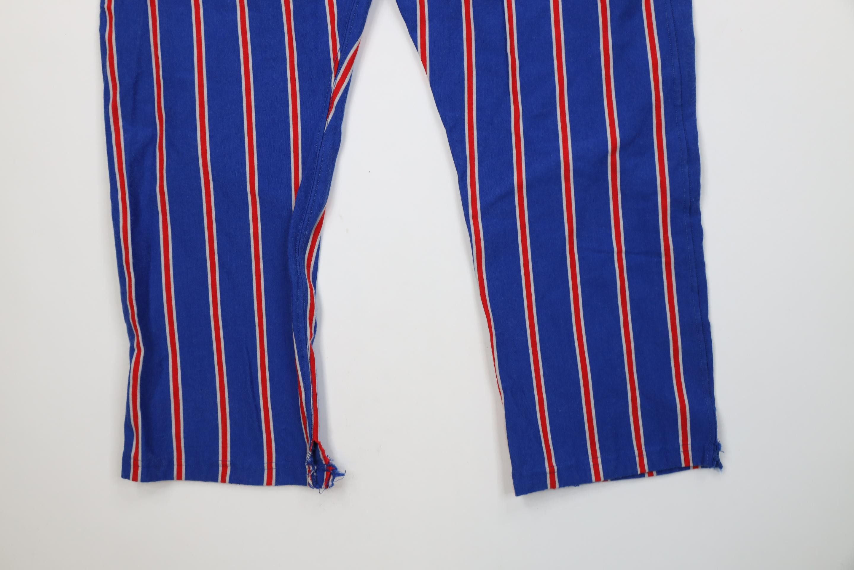 Vintage Vintage 90s Buffalo Bills Football Striped Baseball Pants Size US 40 / EU 56 - 13 Thumbnail