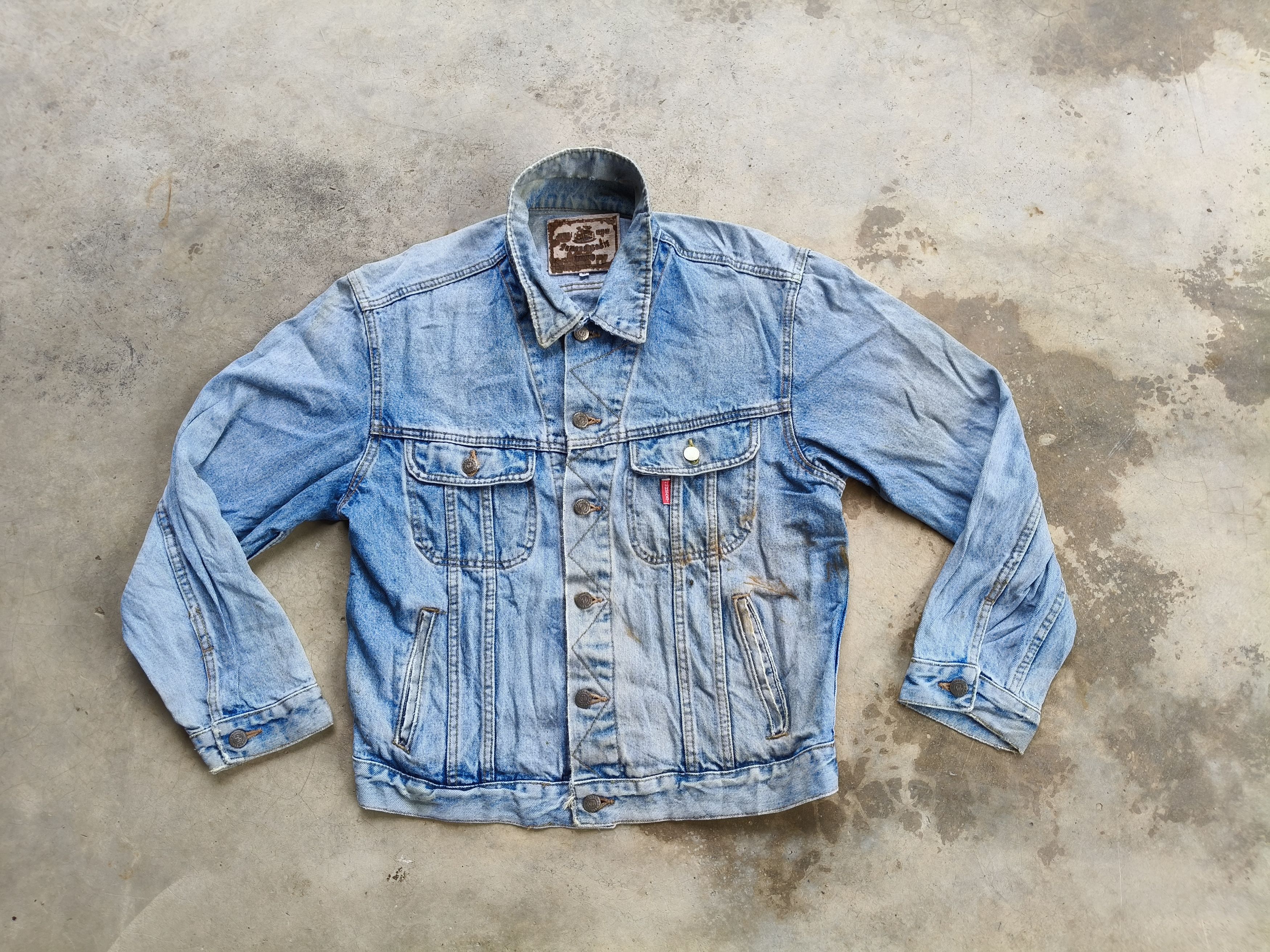 Japanese Brand Vintage G.L Heart Denim Jacket distress Size US M / EU 48-50 / 2 - 3 Thumbnail