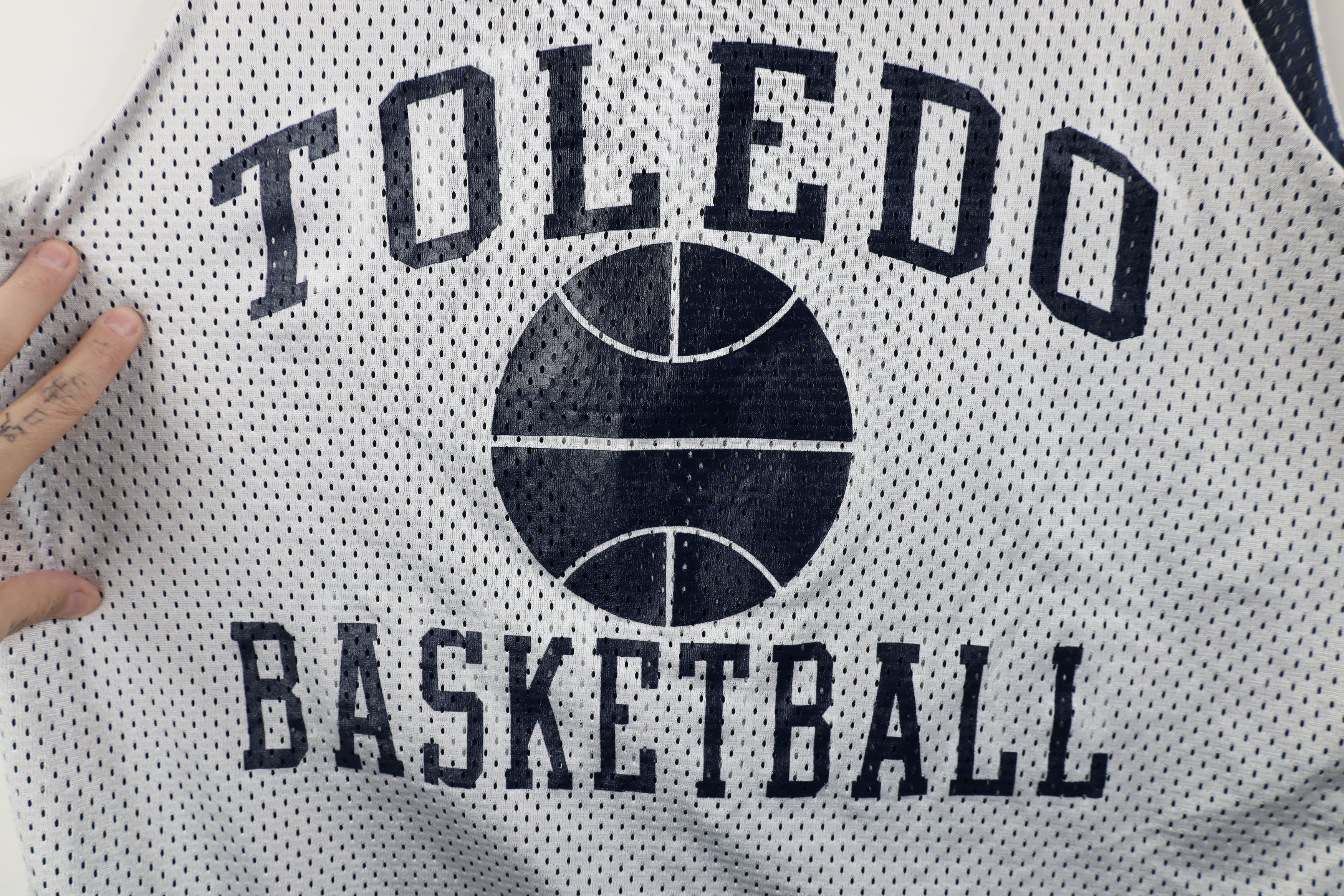 Vintage Vintage 90s University of Toledo Reversible Jersey Size US L / EU 52-54 / 3 - 12 Thumbnail