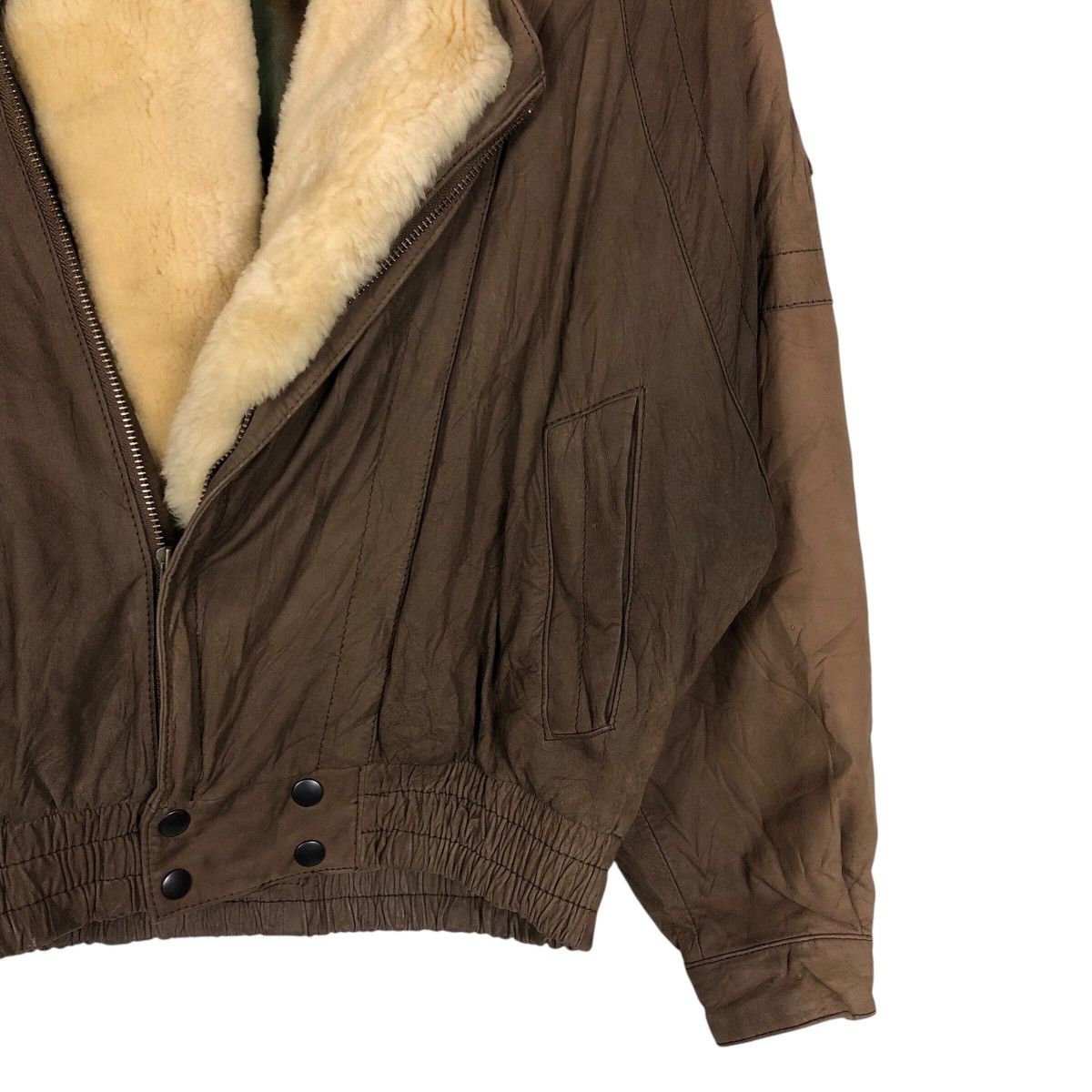 Japanese Brand Vintage Biker Leather Jacket Enzo Molteni Italy Issey Miyake Size US M / EU 48-50 / 2 - 6 Thumbnail