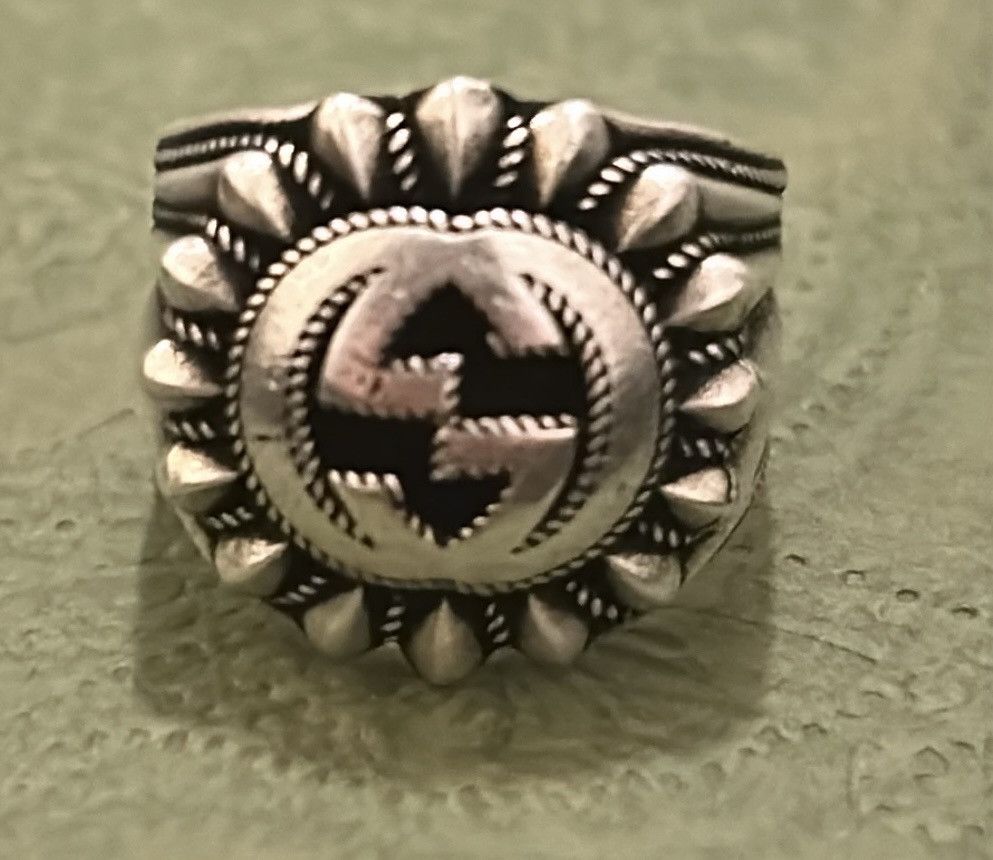 Gucci Gucci Interlocking G 20MM Silver 925 Ring Size ONE SIZE - 5 Thumbnail