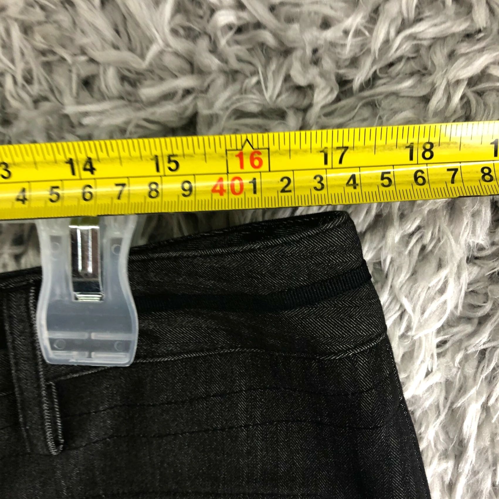 Vintage Larry Levine Womens Size 14 Gray Slack Dress Pants Polyester Rayon Spandex Dress Pants Womens 14 Gray Time: 00:00:00 Size 36" / US 14 / IT 50 - 2 Thumbnail