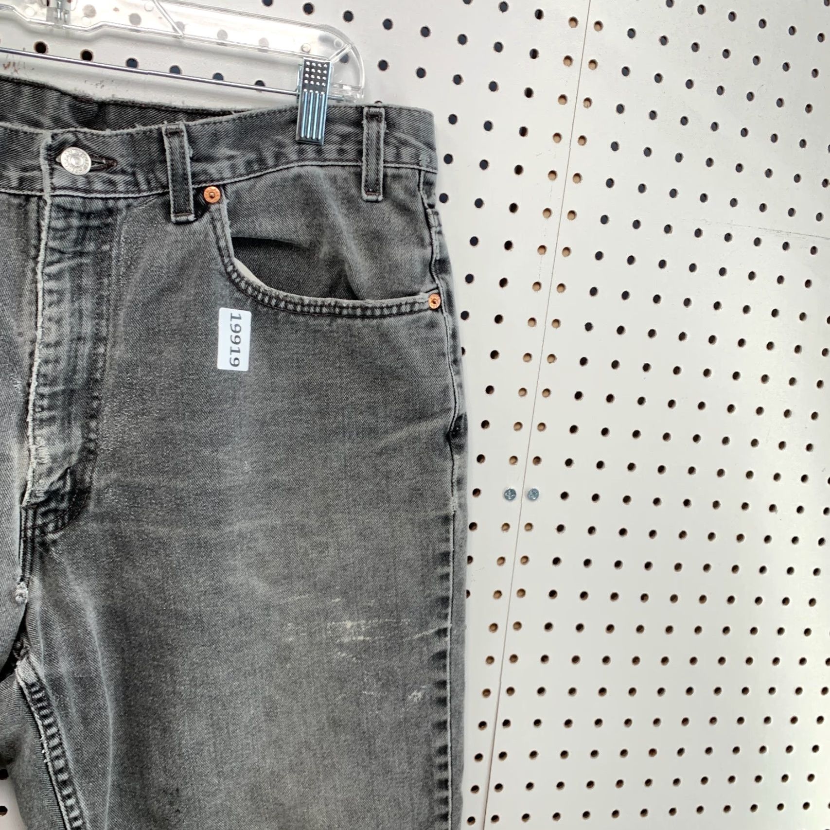Levi's VINTAGE Levi's 550 Jeans - Denim - Black - Relaxed Fit - Tapered Leg - 34x28 - Men's Regular 34in Inseam - 1990s Theme Size US 34 / EU 50 - 7 Thumbnail