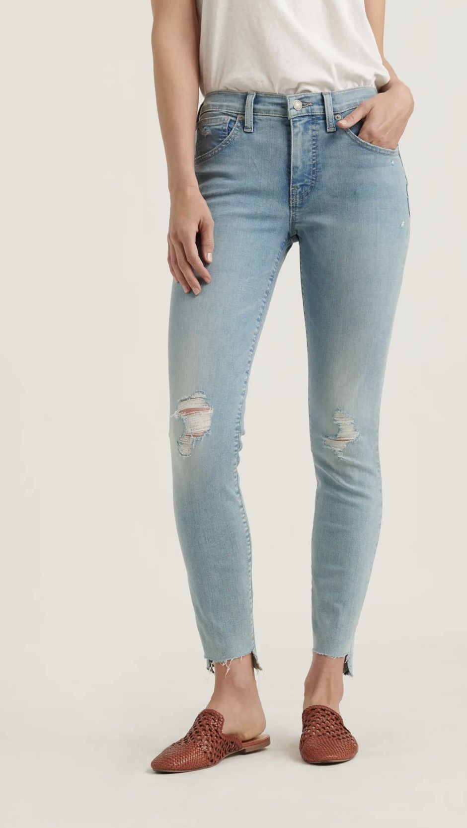 Lucky Brand Lucky Brand Mid Rise Ava Crop Skinny Jeans Size 32" / US 10 / IT 46 - 3 Thumbnail