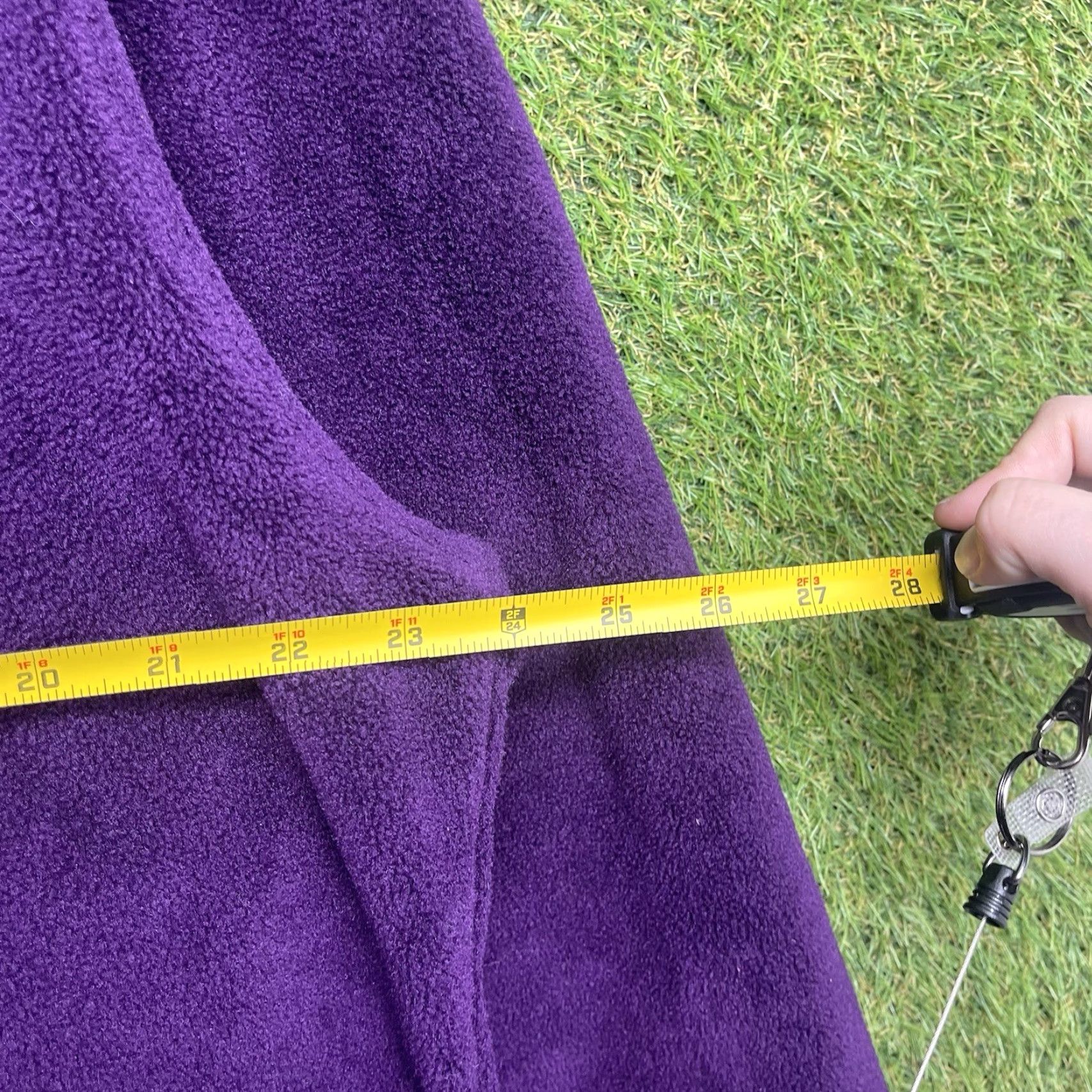 Vintage VINTAGE L.L. Bean Jacket Womens XL Purple Sherpa Thick Pile Fleece 1/4 Snap Button Close Henley Casual Outdoor 90s Womens Size XL / US 12-14 / IT 48-50 - 5 Thumbnail