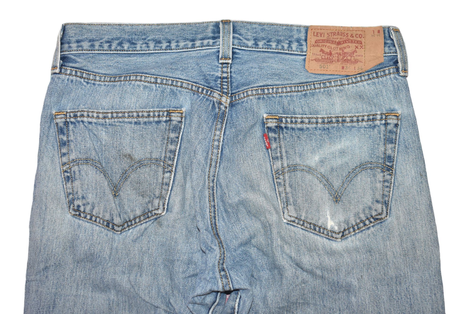 Levi's × Vintage Vintage Levis 501 Distress Denim size 34 Size US 34 / EU 50 - 7 Thumbnail