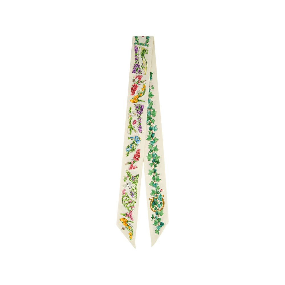 Salvatore Ferragamo Ferragamo NEUTRALS Scarves Size ONE SIZE - 1 Thumbnail