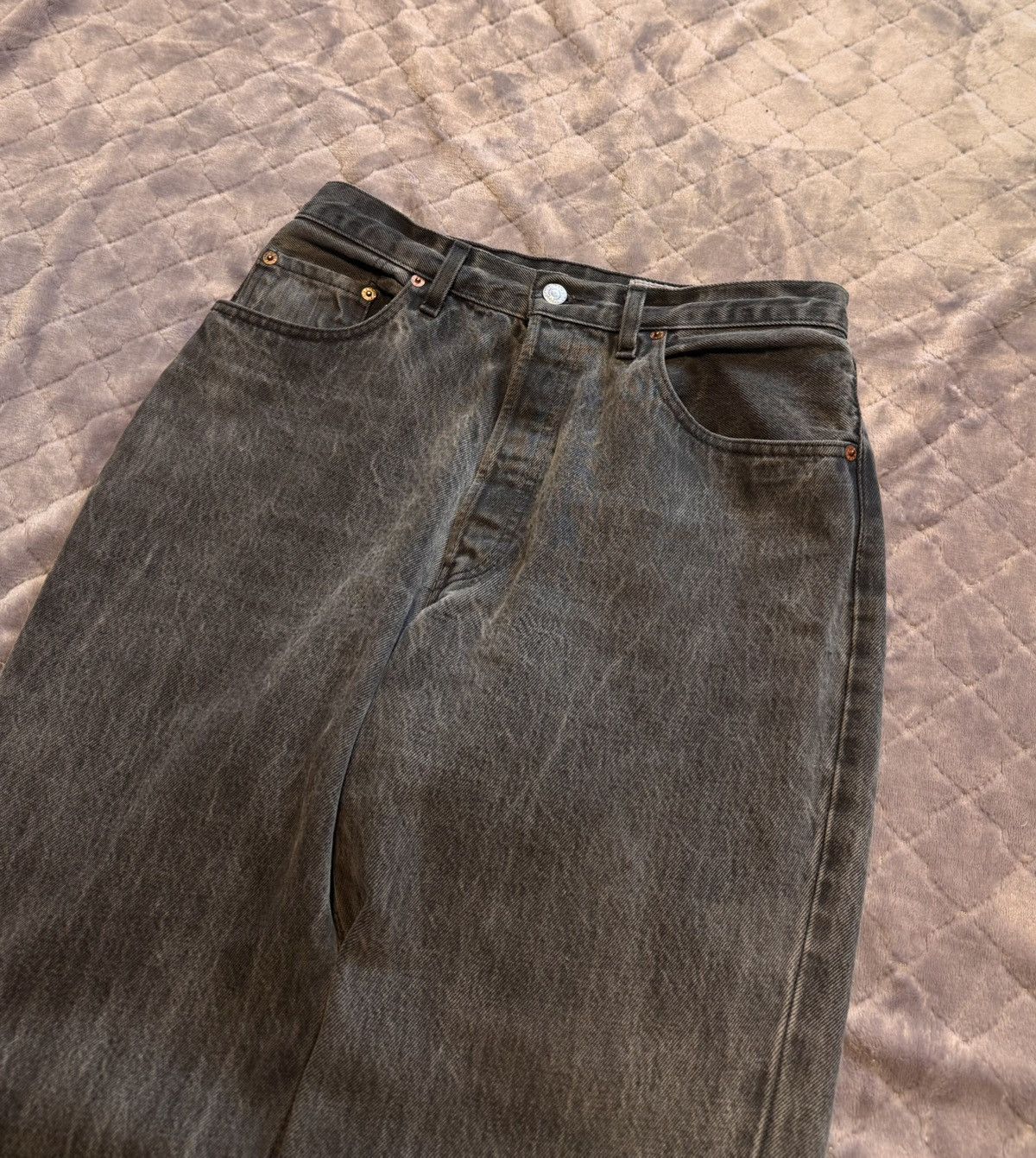 Levi's × Levi's Vintage Clothing × Vintage Vintage Levis 901 Dyed Denim Pants made in France Size US 32 / EU 48 - 3 Thumbnail