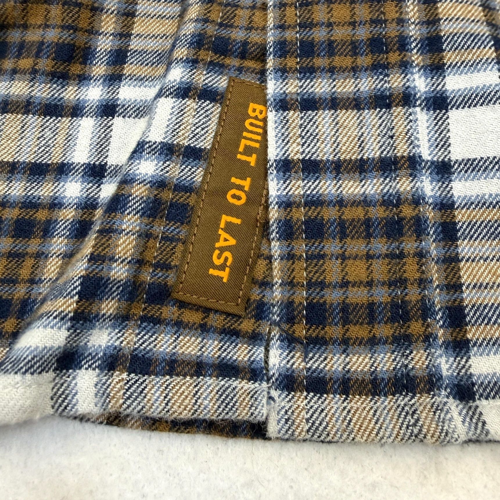 Ariat Ariat Shirt Mens XL Blue Plaid Flannel Long Sleeve Button Up Rebar Workwear Size US XL / EU 56 / 4 - 6 Thumbnail