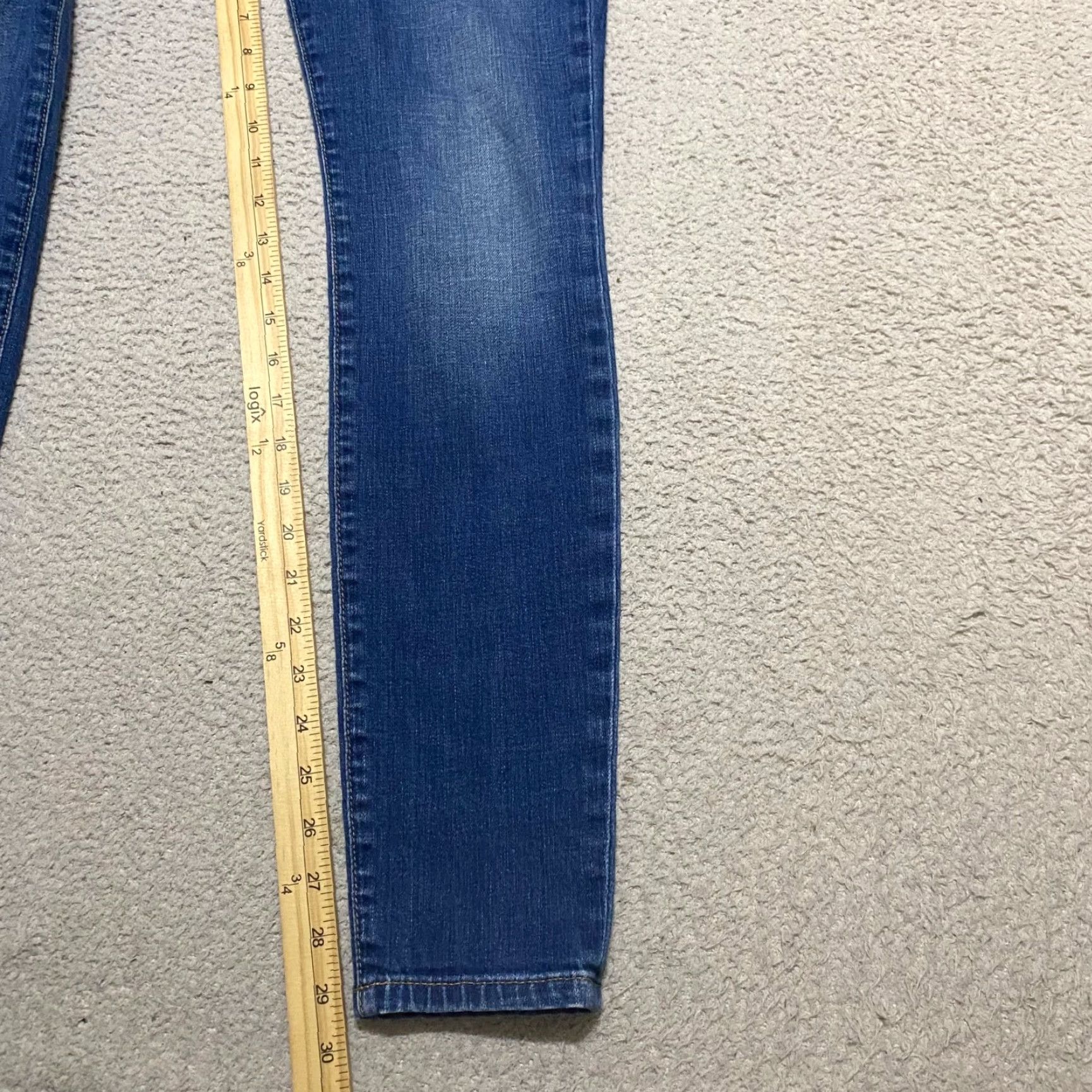 Vintage VINTAGE Joe's Jeans Womens Blue Denim High Rise Skinny 27 Medium Wash 5-Pocket Design Regular Rise Size 27" / US 4 / IT 40 - 7 Thumbnail