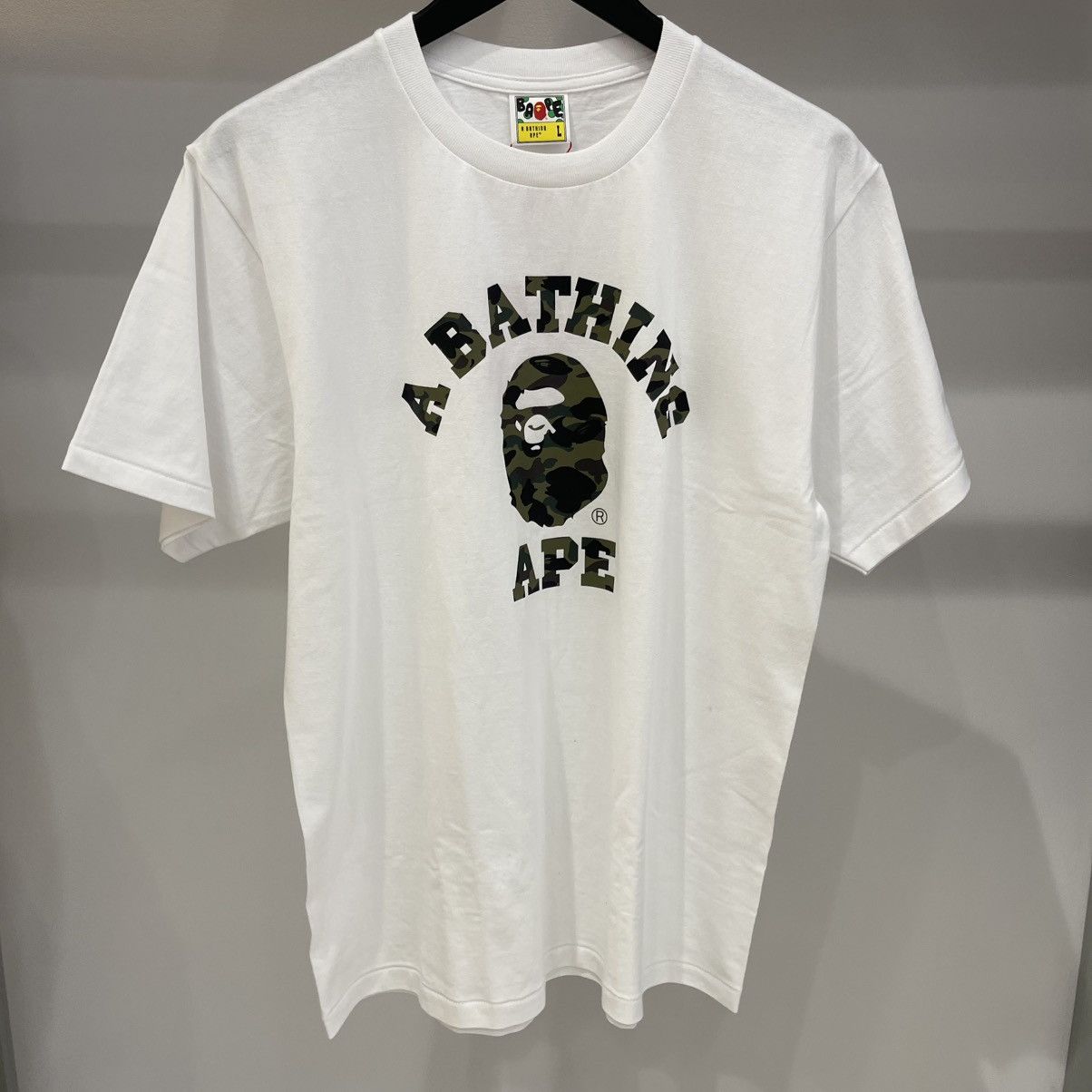 Bape BAPE Camo College Tee Size US L / EU 52-54 / 3 - 1 Thumbnail
