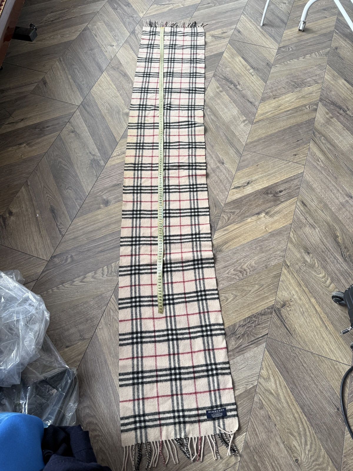 Burberry Vintage Burberry London Lambswool Scarf Nova Check Size ONE SIZE - 9 Thumbnail