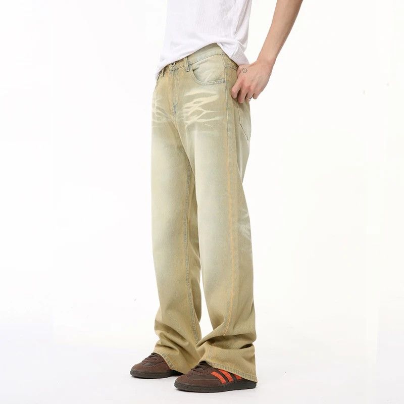 Japanese Brand × Vintage Worn Out Contrast Colour Jeans Size US 28 / EU 44 - 4 Thumbnail