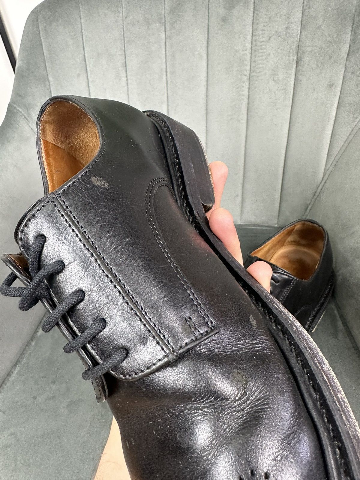 Erdem × H&M × If Six Was Nine ERDEM x H&M Perforated Derby Shoes Unisex Leather Brogues 42 Size US 9 / EU 42 - 11 Thumbnail
