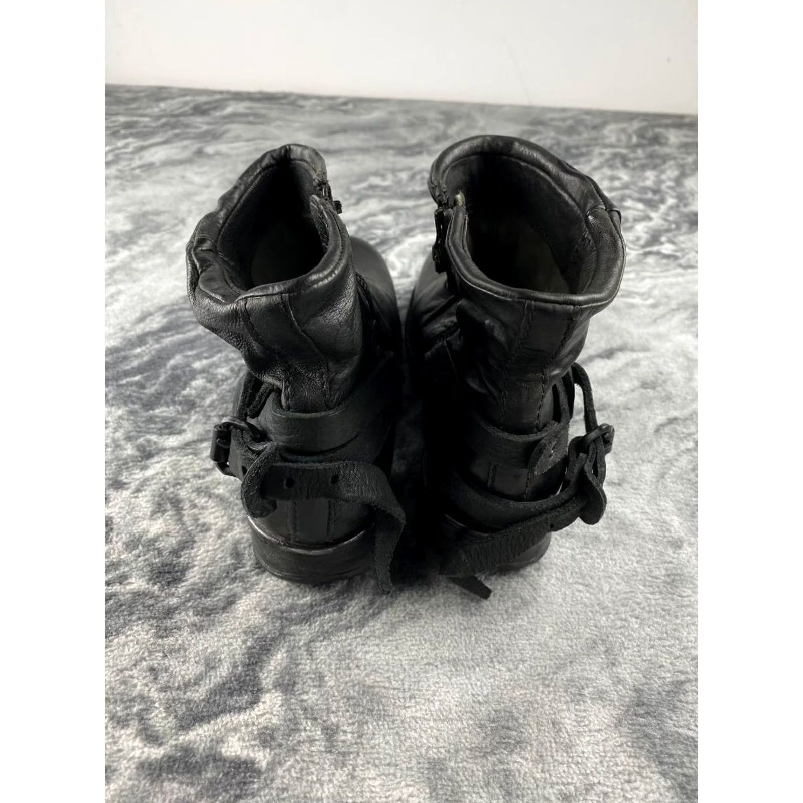 A.S.98 VINTAGE A.S. 98 Dirk Boot Men Black Leather Ankle 41 Size US 8 / EU 41 - 2 Thumbnail
