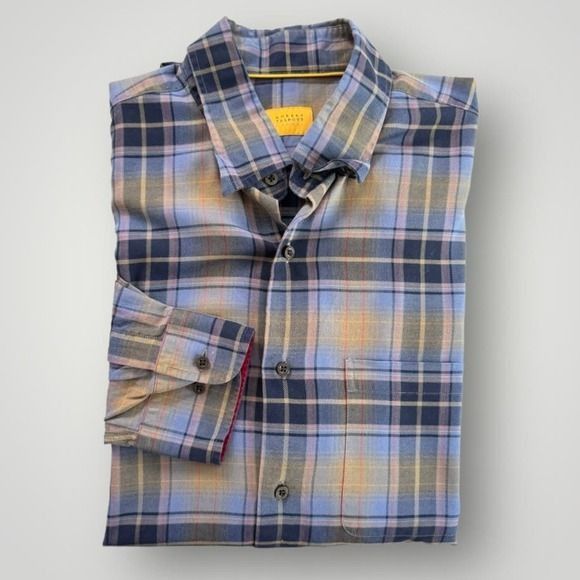 Robert Talbott Robert Talbott Carmel Men's Plaid Button-Down Shirt Size US L / EU 52-54 / 3 - 2 Thumbnail
