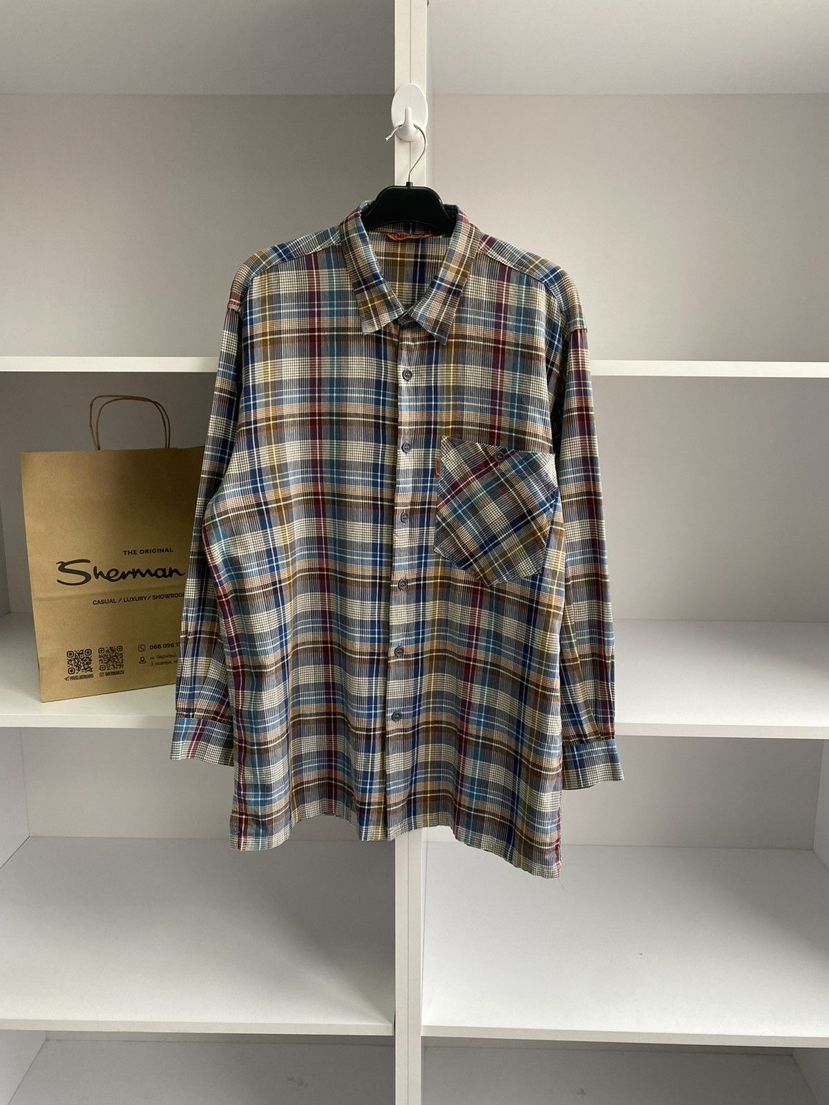 Vintage Missoni Multicolor Button Up Long sleeve Shirt