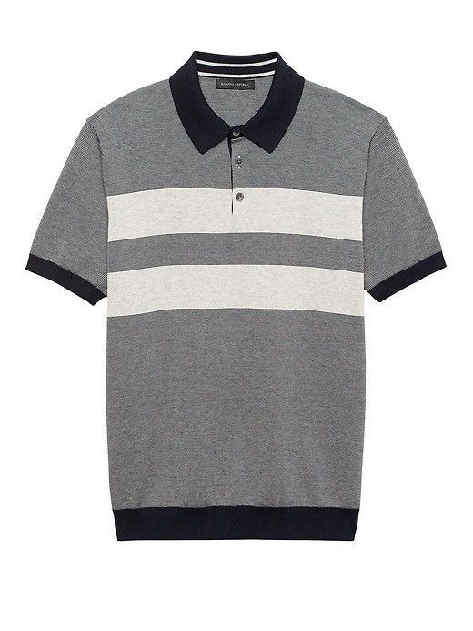 Banana Republic Banana Republic Striped COTTON SWEATER POLO Size US S / EU 44-46 / 1 - 6 Thumbnail