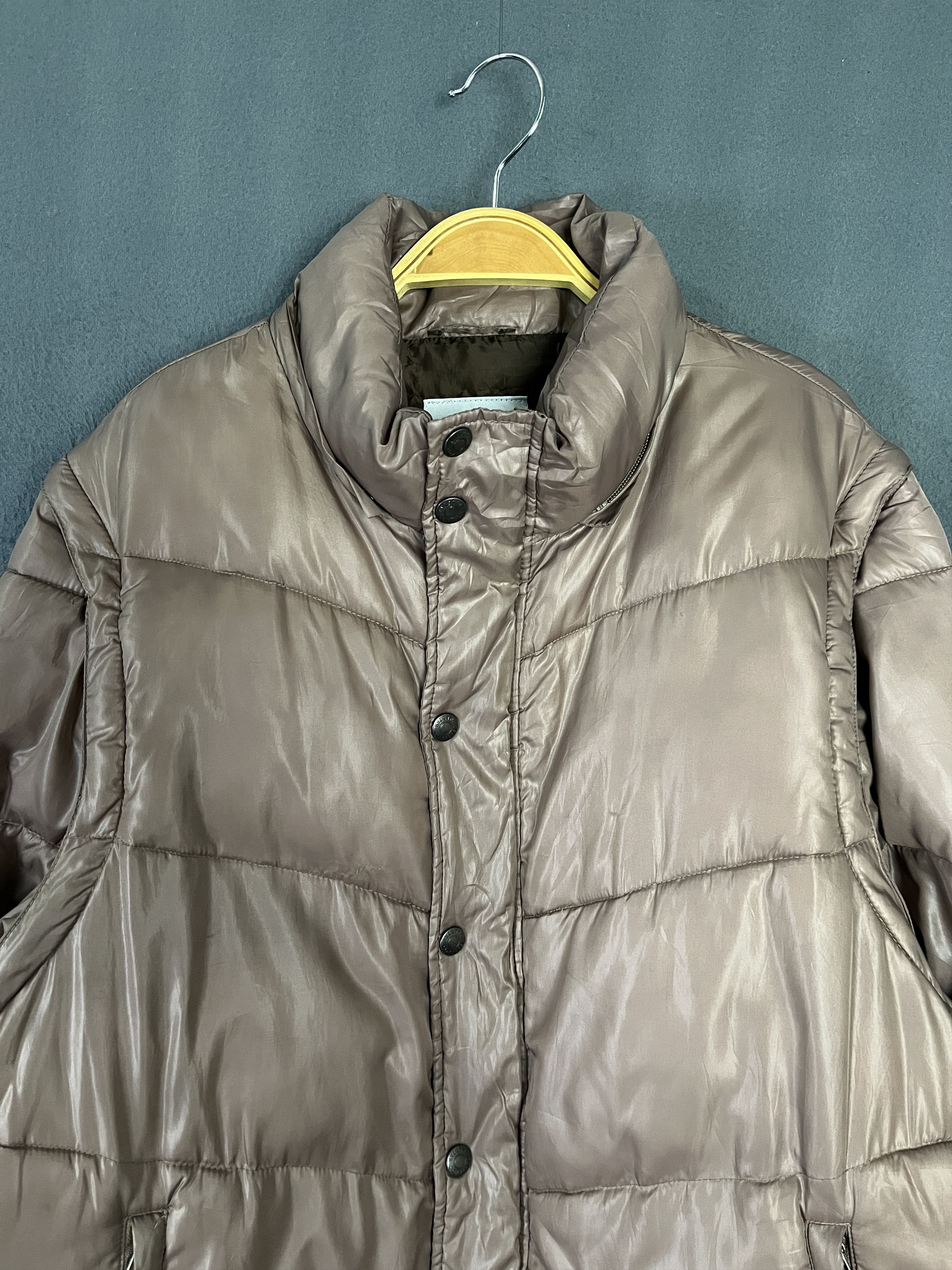 Converse Converse Puffer Down Detachable Sleeves Bronze Vest Jacket Size US L / EU 52-54 / 3 - 4 Thumbnail