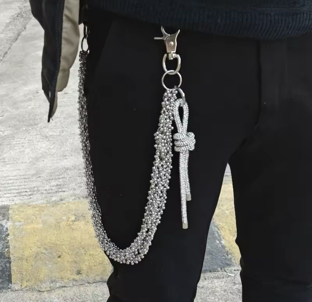 Vintage Model Concise Hip Hop Pants Chain Size ONE SIZE - 3 Thumbnail