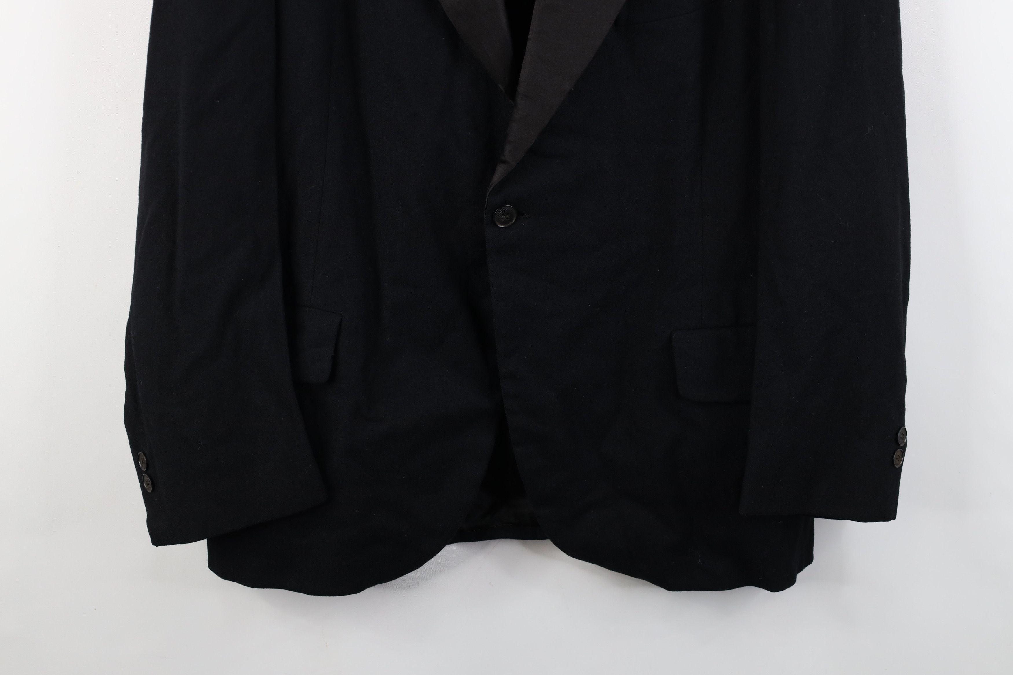 Vintage Vintage 30s Bespoke Prom Tuxedo Suit Coat Jacket Black USA Size US L / EU 52-54 / 3 - 3 Thumbnail
