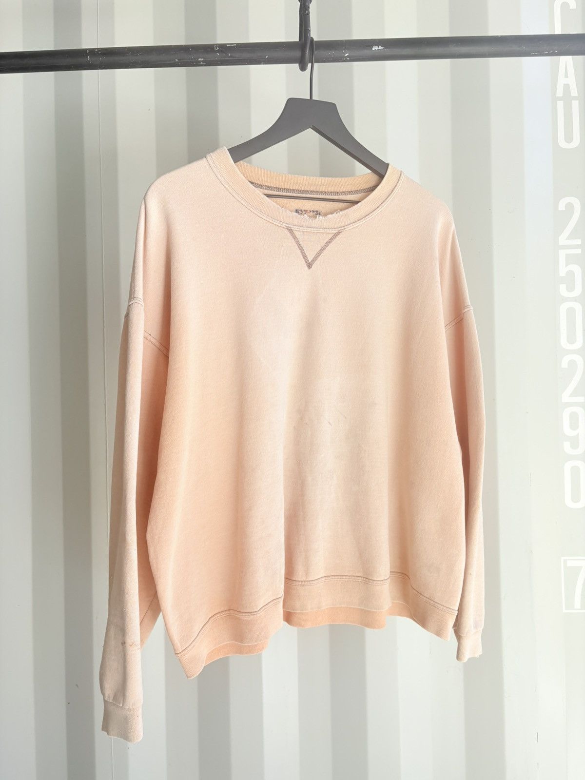 Vintage Vintage Blank Sweatshirt Distressed Faded Grunge Paper thin Size US XL / EU 56 / 4 - 2 Thumbnail
