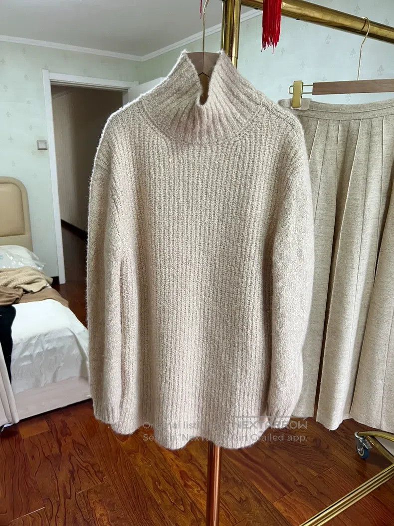Loro Piana Loro Piana Beige Cashmere Sweater Size S / US 4 / IT 40 - 4 Thumbnail