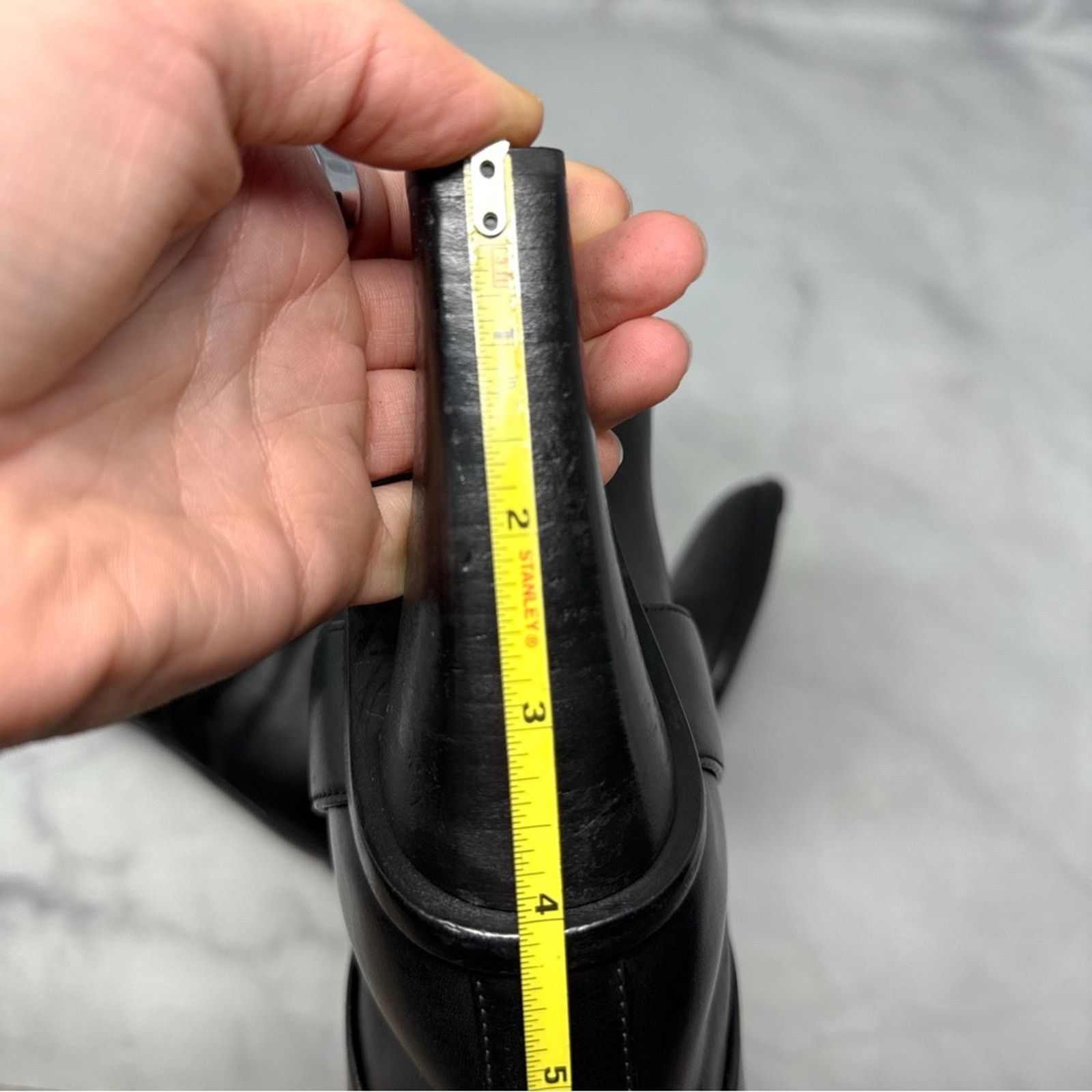 Saint Laurent Paris Saint Laurent Leather Wrap Around Tall Block Heeled Boots 37 Size US 7 / IT 37 - 13 Thumbnail