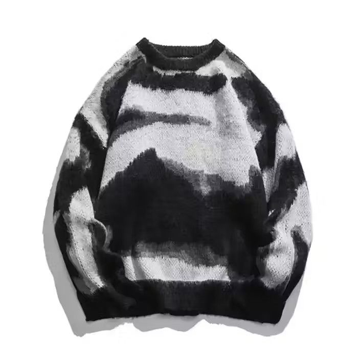 image of Vintage Knitted Sweater Pullover, Men's (Size Large)